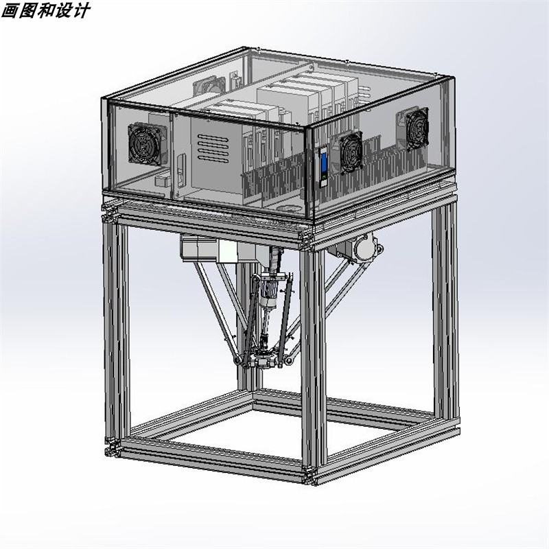 小型蜘蛛手模型资料 全套 X2604 工程图 程序 机械设计素材 SW模