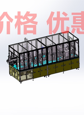 方形电池包膜机+带程图X32723D图纸机械设计素材SW模型