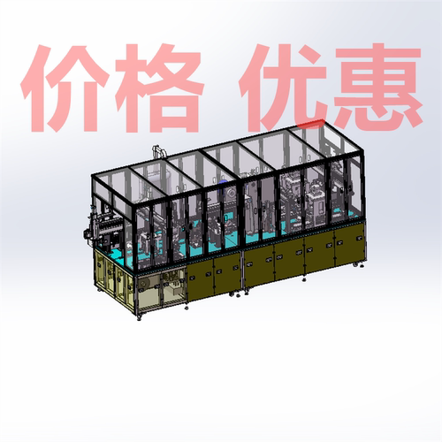 方形电池包膜机+带程图X32723D图纸机械设计素材SW模型