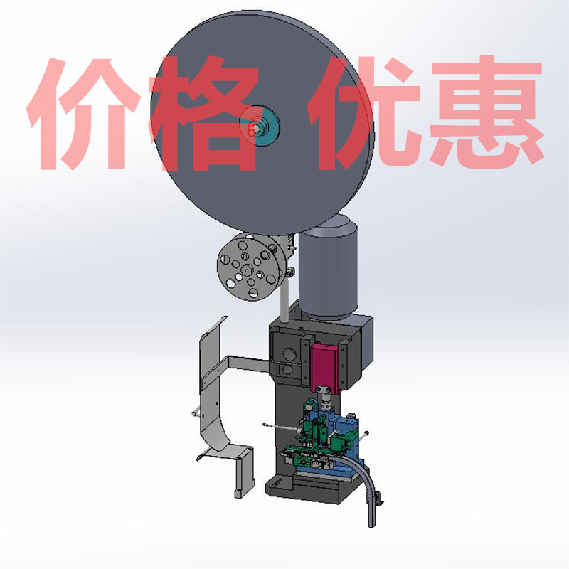 全自动双头排线剥线打端子机X27803D图纸机械设计素材SW模型
