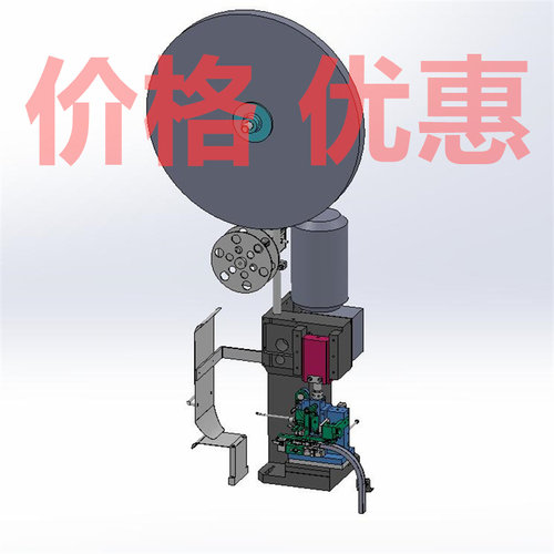 全自动双头排线剥线打端子机X27803D图纸机械设计素材SW模型
