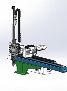 牛头850三轴注塑机械手 原文件 X3097  3D图纸 机械设计素材 SCAD