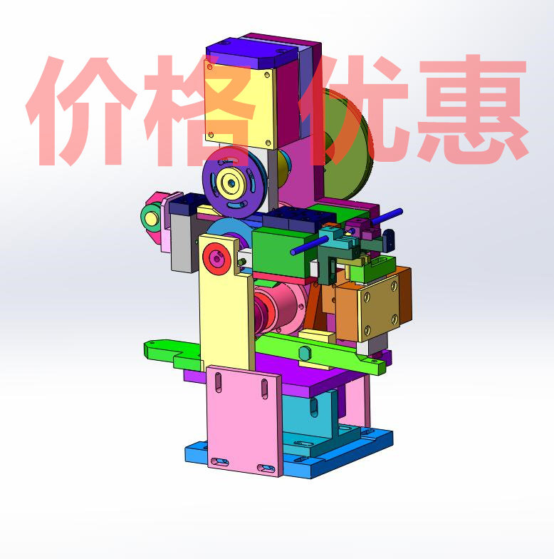 凸轮机构及应用案例15套合集A2403D图纸机械设计素材SW模型