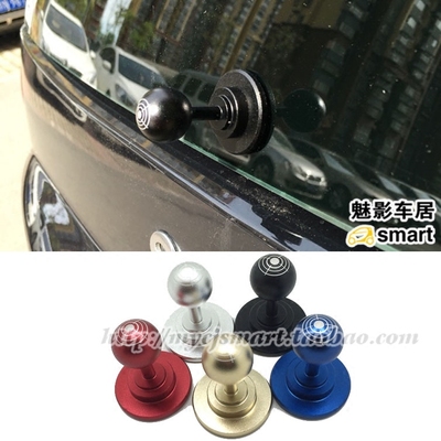 适用于Smart尾箱打开辅助把手 后备箱拉手车贴汽车后备箱装饰