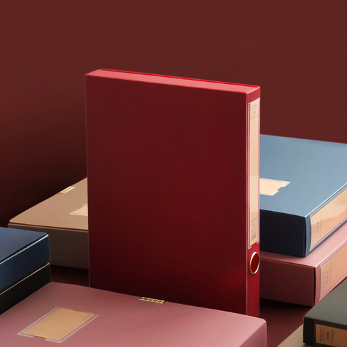 档案盒复古风塑料文件夹大容量