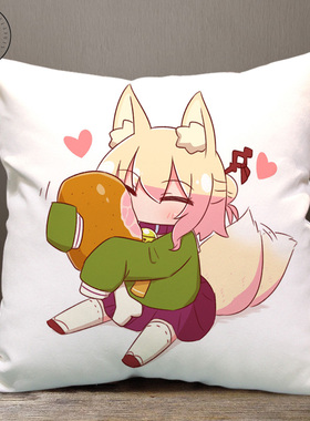ケモミミちゃんkemomimi酱兽耳酱表情包周边抱枕头定制靠垫手办