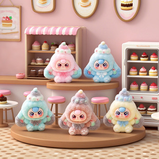 Millantech摆摊可爱甜心甜点娃三岁萌粒公仔潮玩盲盒配件创意小礼