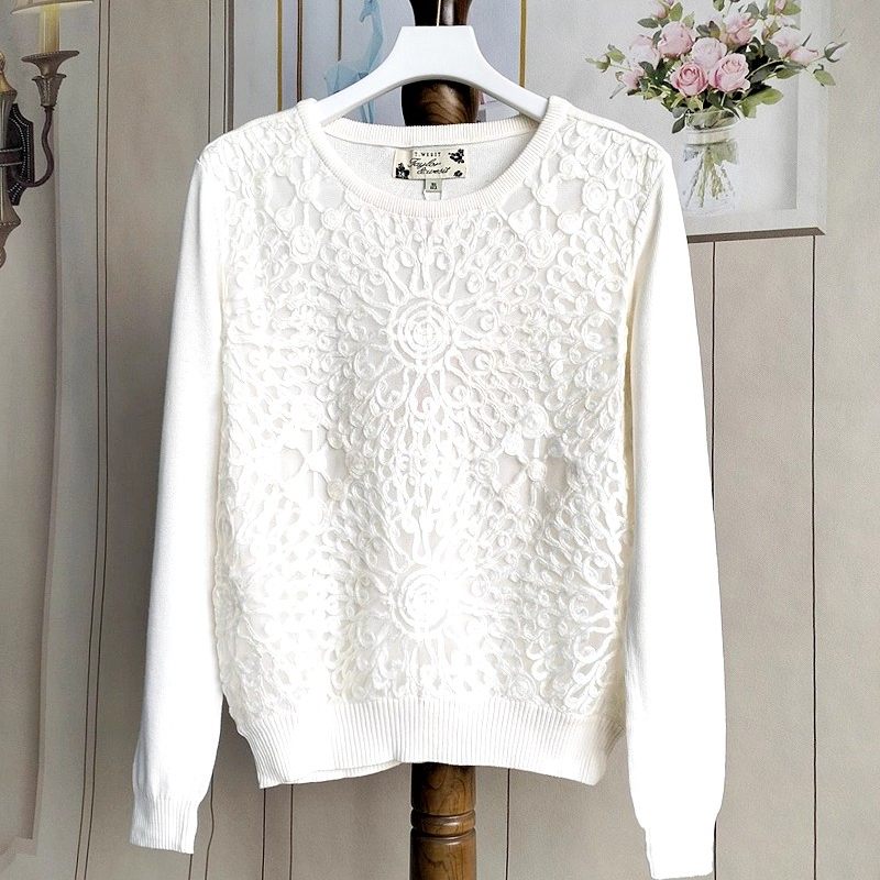 瑕疵特价少女圆领宽松毛衣薄款纯棉针织打底衫初高中学生上衣