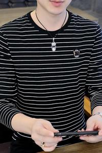 79507-P35 秋季新款休闲T恤男长袖打底衫图片
