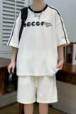 TZ23615-特P55夏季短袖T恤男套装休闲两件套，男装T恤，电商D310B