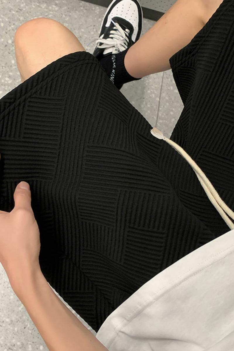 5010-P35短裤男夏季日系潮牌纯色宽松裤港风潮流休闲裤,男装休闲裤,电商D310B