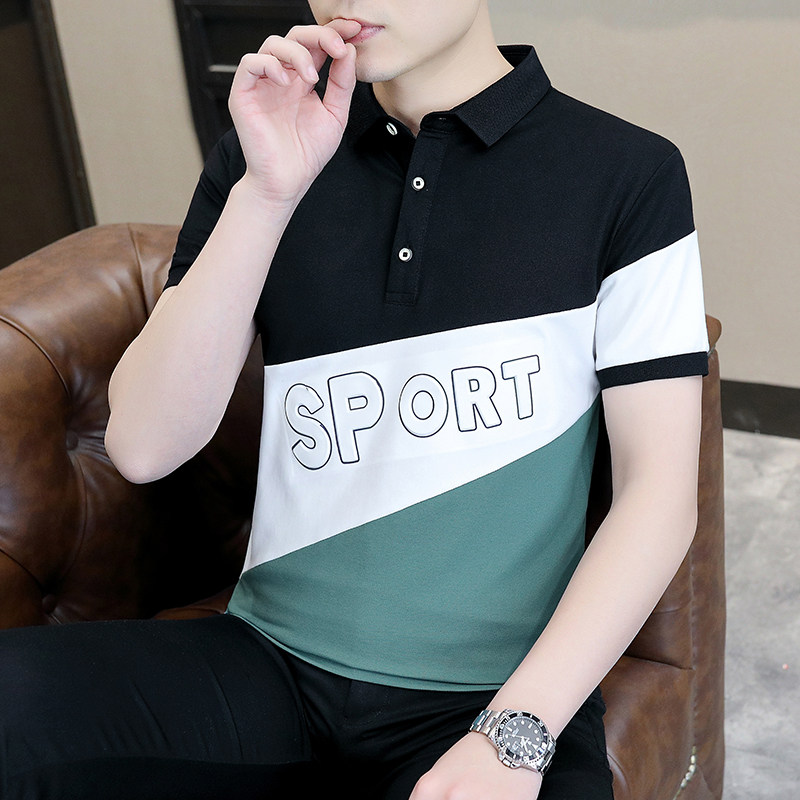 83059-P40夏季衫短袖T恤男休闲百搭，男装Polo衫，电商D310（原电商305）