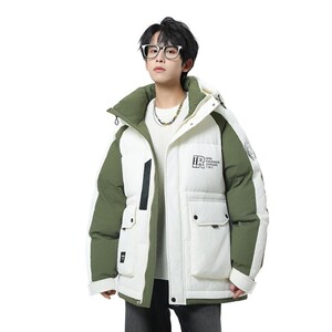 79012-特P258 情侣短款羽绒服男女同款2024年冬季加厚保暖青年图片