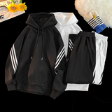 TZ9866特P95休闲运动套装男士潮牌连帽卫衣宽松长裤，男装卫衣，电商D310B