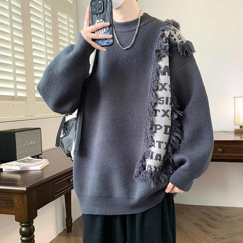 84638-P60秋冬新款休闲毛衣男长袖针织衫,男装针织衫/毛衣,电商D310B