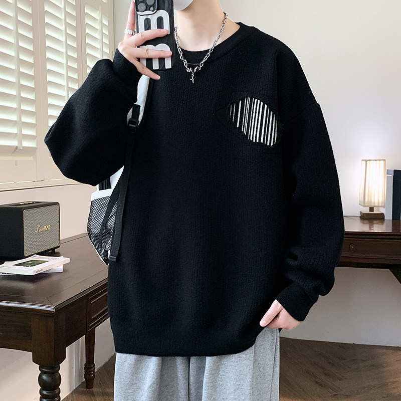 84663-P60秋冬新款休闲毛衣男长袖针织衫,男装针织衫/毛衣,电商D310B