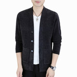 84817-P60秋季开衫毛衣男长袖针织衫外套，男装针织衫/毛衣，电商D310B