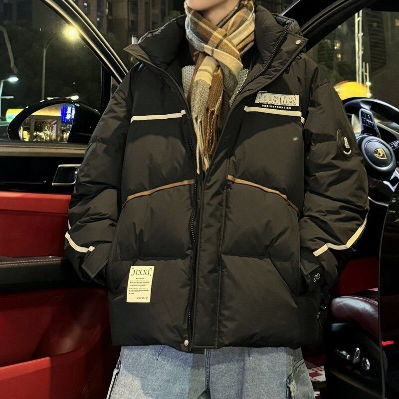 79009-特P258男冬季潮牌宽松面包服外套冬天加厚保暖羽绒服图片