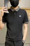 PL039-P40夏季刺绣T恤男短袖POLO衫潮牌ins半袖潮流休闲百搭，男装Polo衫，电商D310B