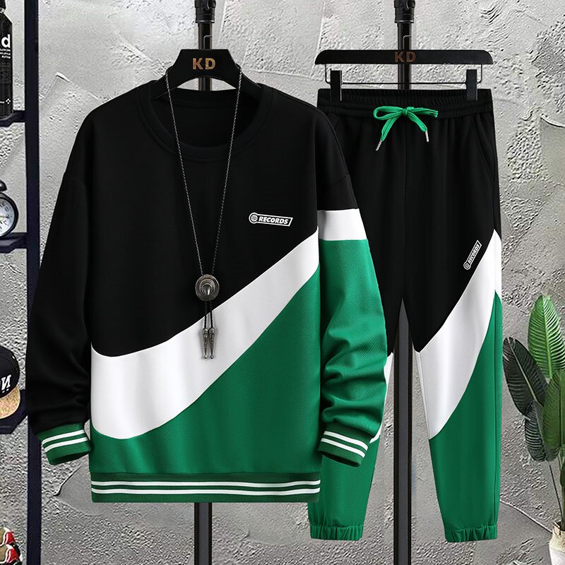 7805-P75运动套装男士春秋冬季2023新款潮流卫衣服休闲两件套,男装卫衣,电商D310（原电商305）