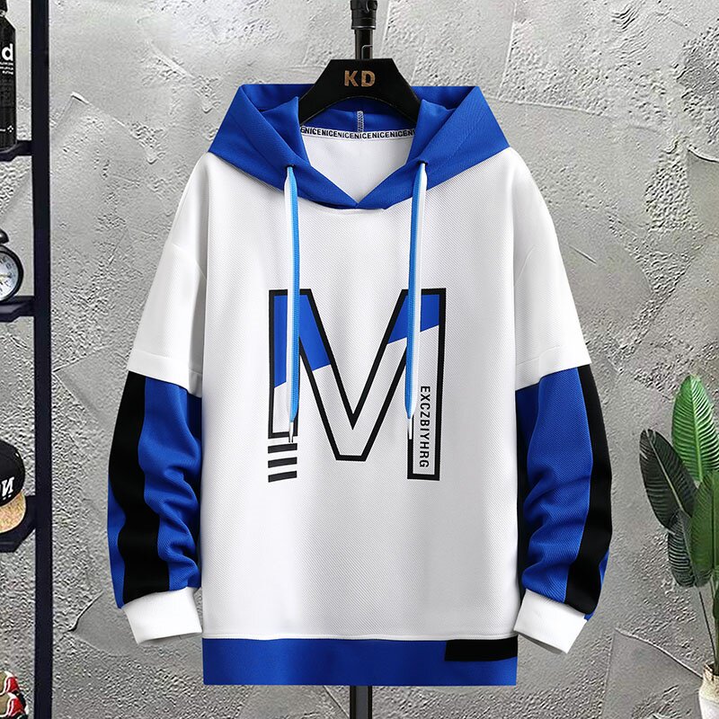 73809-P50长袖t恤男士卫衣春秋季2023新款ins潮流休闲打底衫情侣，男装卫衣，电商D310（原电商305）