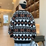 84720-P60秋冬休闲圆领毛衣男针织打底衫，男装针织衫/毛衣，电商D310B