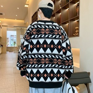 84720-P60 秋冬休闲圆领毛衣男针织打底衫图片