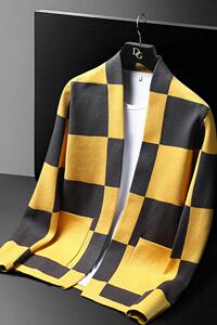 78819-特P70开衫毛衣男士春秋季新款潮流毛线衣休闲针织衫外套图片