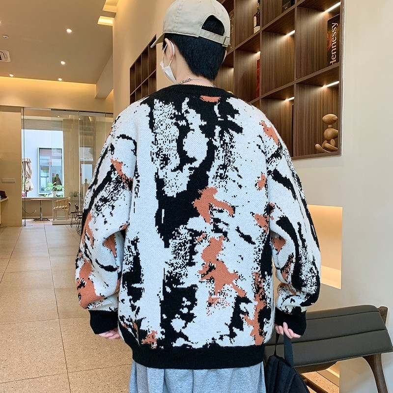 84718-P60秋冬休闲圆领毛衣男针织打底衫,男装针织衫/毛衣,电商D310B