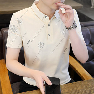 84005-P35新款短袖T恤男休闲打底衫 男士修身短袖衫商务休闲图片