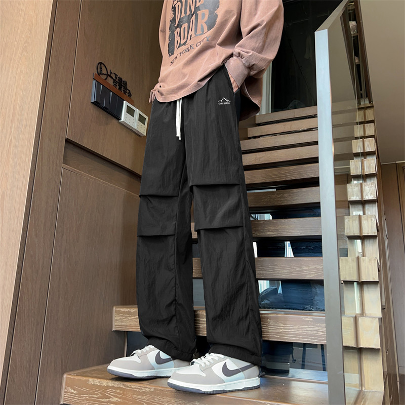 GSY008-特P42工装裤子男生薄款裤直筒休闲裤伞兵阔腿宽松长裤,男装休闲裤,电商D310B
