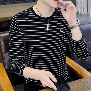 79507-P35 春秋新款长袖T恤男休闲打底衫图片