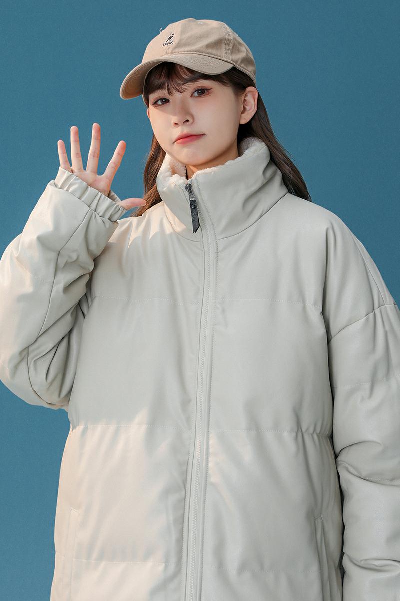 9291-P118pu皮衣棉服男潮街外套黑色韩版休闲宽松港风棉衣,男装棉衣,电商D310（原电商305）