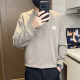 W3202-特P45春秋季潮牌修身圆领长袖t恤男士秋装上衣服内搭打底衫，男装卫衣，电商D310B