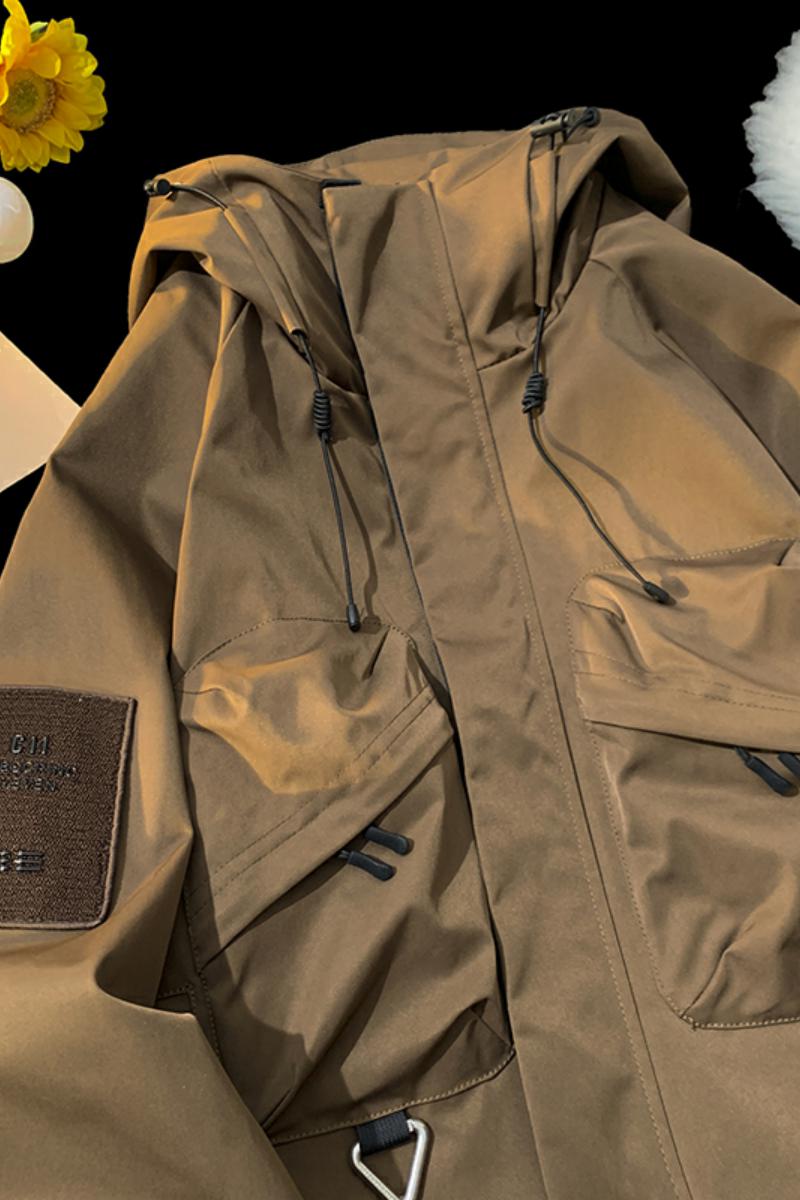 JK582-特P75冲锋衣春秋户外轻运动防水男女款登山服拉链机能外套,男装夹克,电商D310B