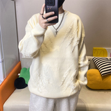 8402-特P58毛衣男款秋冬季圆领破洞针织衫内搭青少年加厚保暖线衣，男装针织衫/毛衣，电商D310B