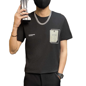 T3305-特P30控55夏季圆领短袖t恤男韩版帅气青年男士半袖体恤衫图片