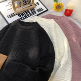 M3020-特P68破洞毛衣男士冬季新款麻花毛线衣圆领慵懒百搭宽松，男装针织衫/毛衣，电商D310B