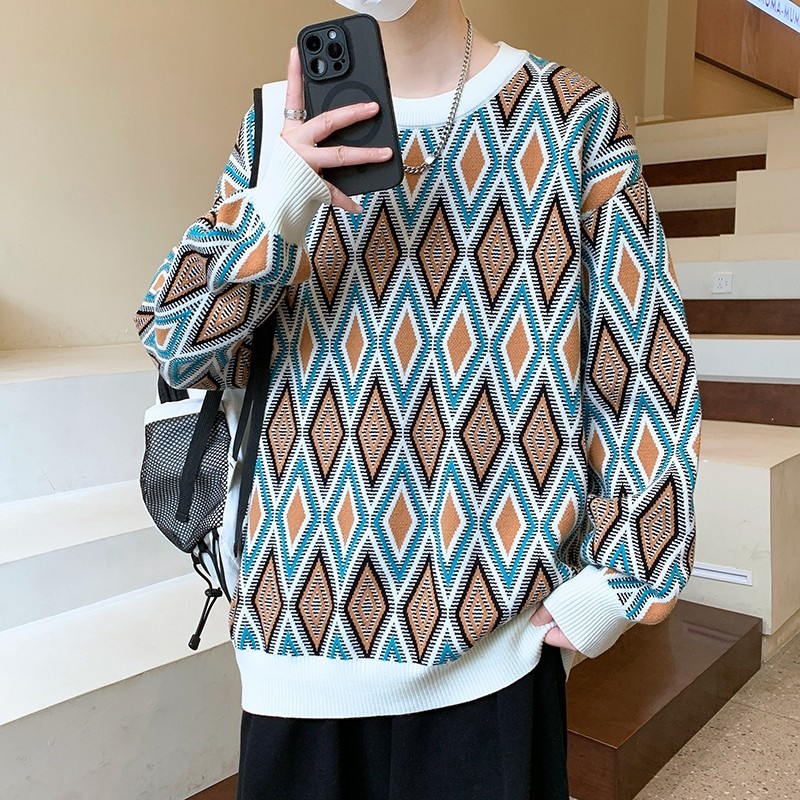 84730-P65秋冬休闲圆领毛衣男针织打底衫,男装针织衫/毛衣,电商D310B