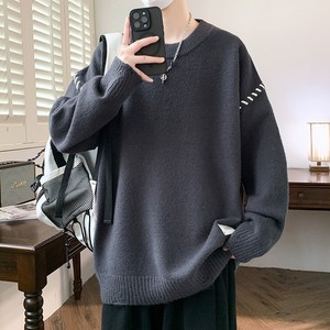 84551-P50 秋冬休闲圆领毛衣男针织打底衫图片