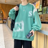 W24211-特P40秋季休闲卫衣男长袖T恤打底衫港风宽松打底衫，男装卫衣，电商D310B
