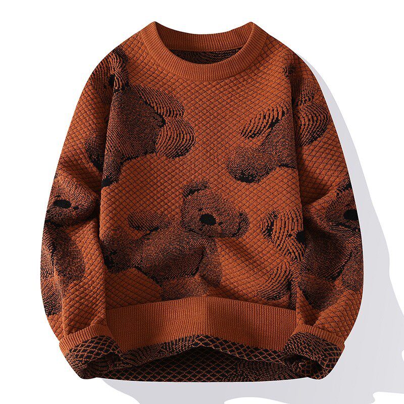 84989-P75秋冬新款休闲毛衣男针织打底衫，男装针织衫/毛衣，电商D310B