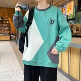 W24207-特P40秋季休闲卫衣男长袖T恤打底衫港风宽松打底衫，男装卫衣，电商D310B