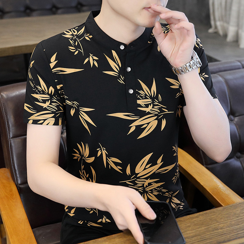 84107-P35春秋新款短袖T恤男休闲打底衫男士修身衫商务休闲,男装T恤,电商D310B