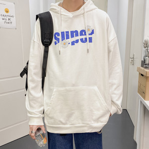 8556连帽卫衣男春季港风日系上衣春秋情侣衣服潮ins学生外套图片