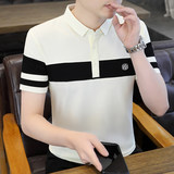 84038-P40春秋新款短袖T恤男休闲打底衫，男装T恤，电商D310B