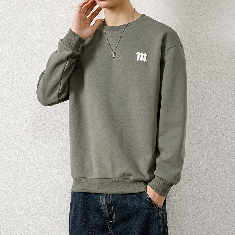 W3202-特P45秋季休闲卫衣男长袖T恤打底衫,男装卫衣,电商D310B