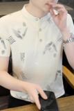 84102-P35春秋新款短袖T恤男休闲打底衫男士修身衫商务休闲，男装T恤，电商D310B