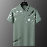 72810-P35夏季新款男士短袖翻领T恤衫半袖冰丝有领男装，男装Polo衫，电商D310B