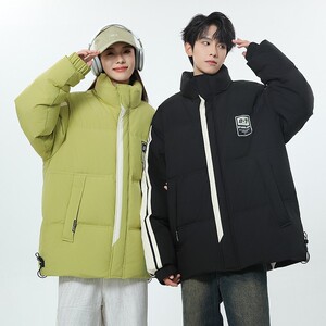 79008-特P248港风宽松羽绒服男款冬季潮牌加厚情侣面包服图片